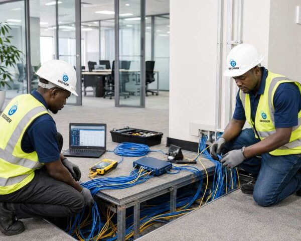 Installation de la fibre optique et du réseau intranet à l&rsquo;ANOR Yaoundé